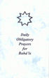 Daily Obligatory Prayers